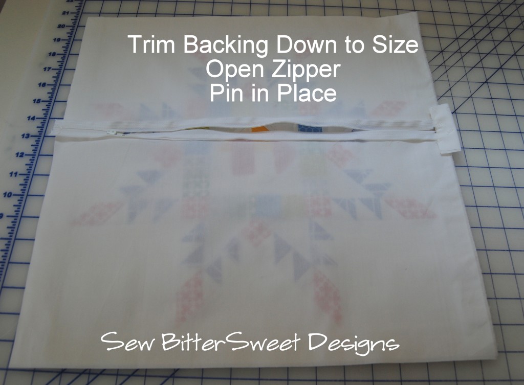 Trimmed Back Leftovers Pillow