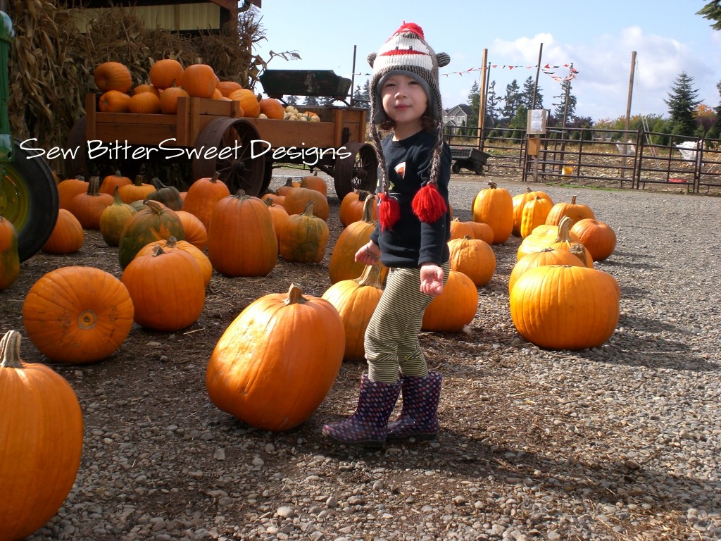 Look mom, a pumpkin!