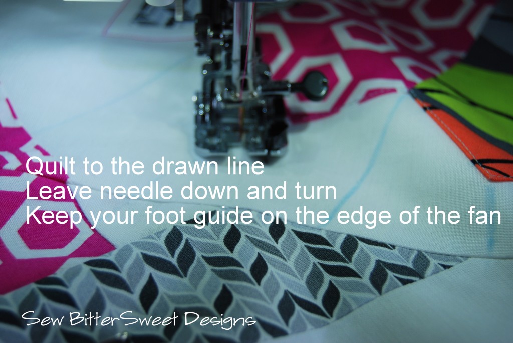 Line up your foot