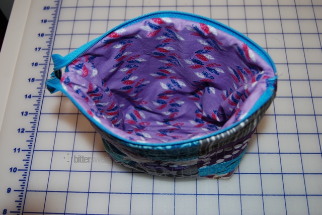 Inside Purple/Aqua Pouch - https://test.sewbittersweetdesigns.com