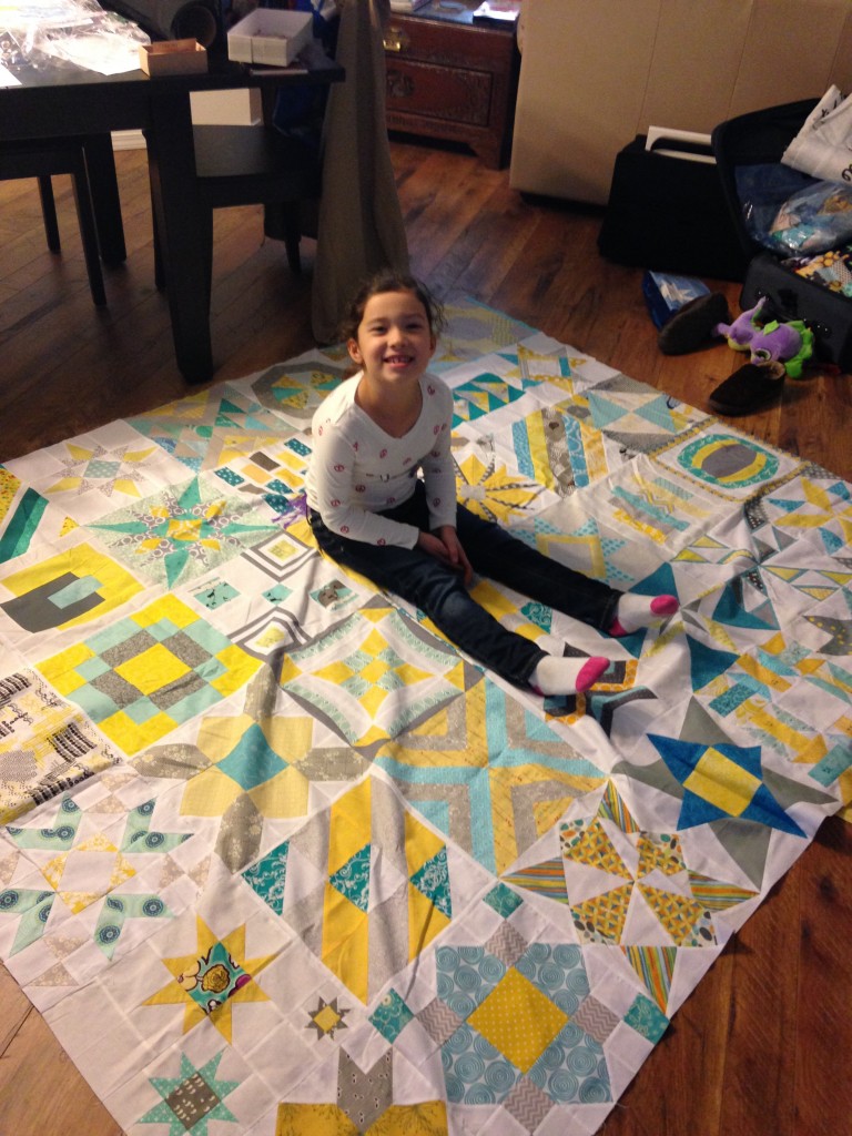 Gray/Yellow/Aqua Quilt - https://test.sewbittersweetdesigns.com